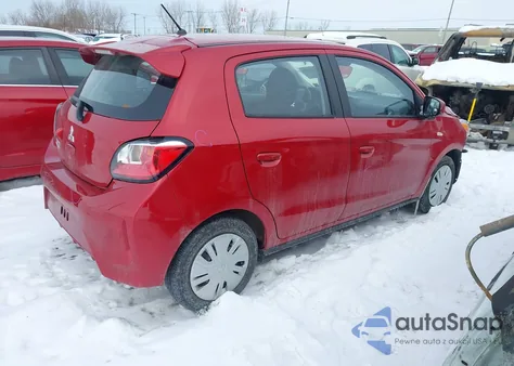 2024 Mitsubishi Mirage Es z USA, uszkodzony, nr VIN ML32AUHJ3RH005236